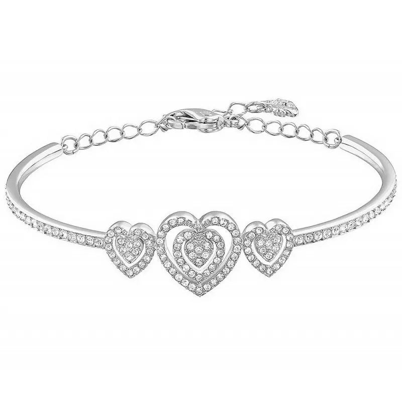 Bracelet Swarovski Carol, plaqué rhodium