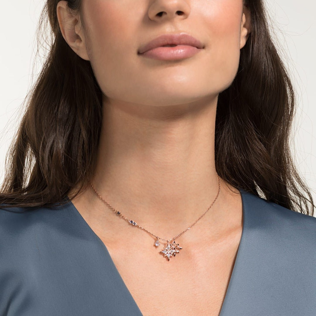 Collier Swarovski Symbolica, doré rose